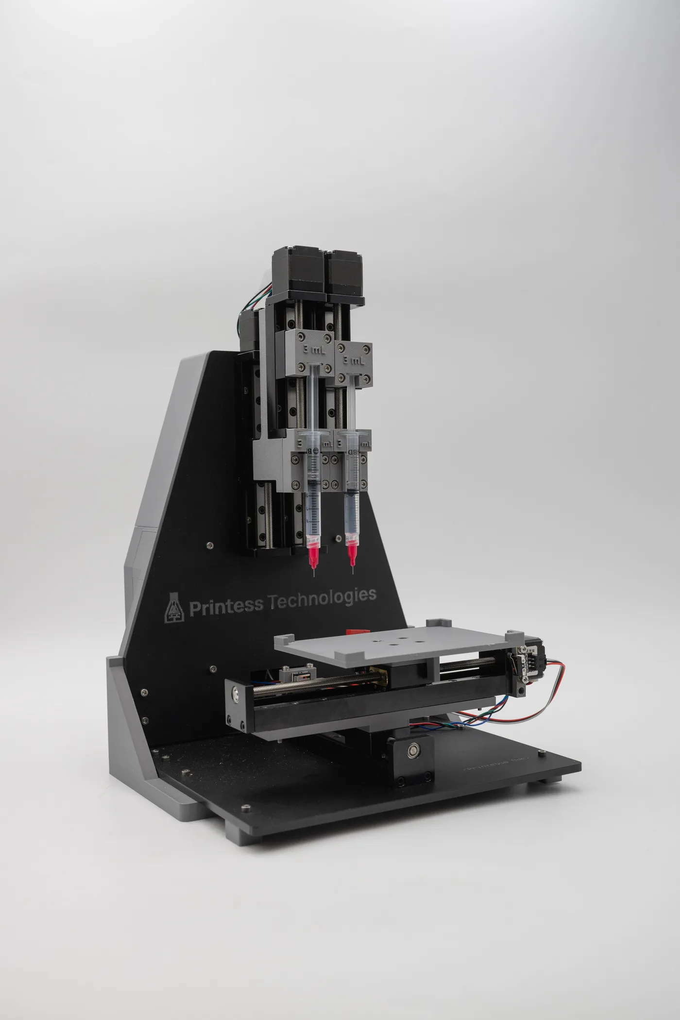 Printessa One multi-material gel printer, three-quarter view